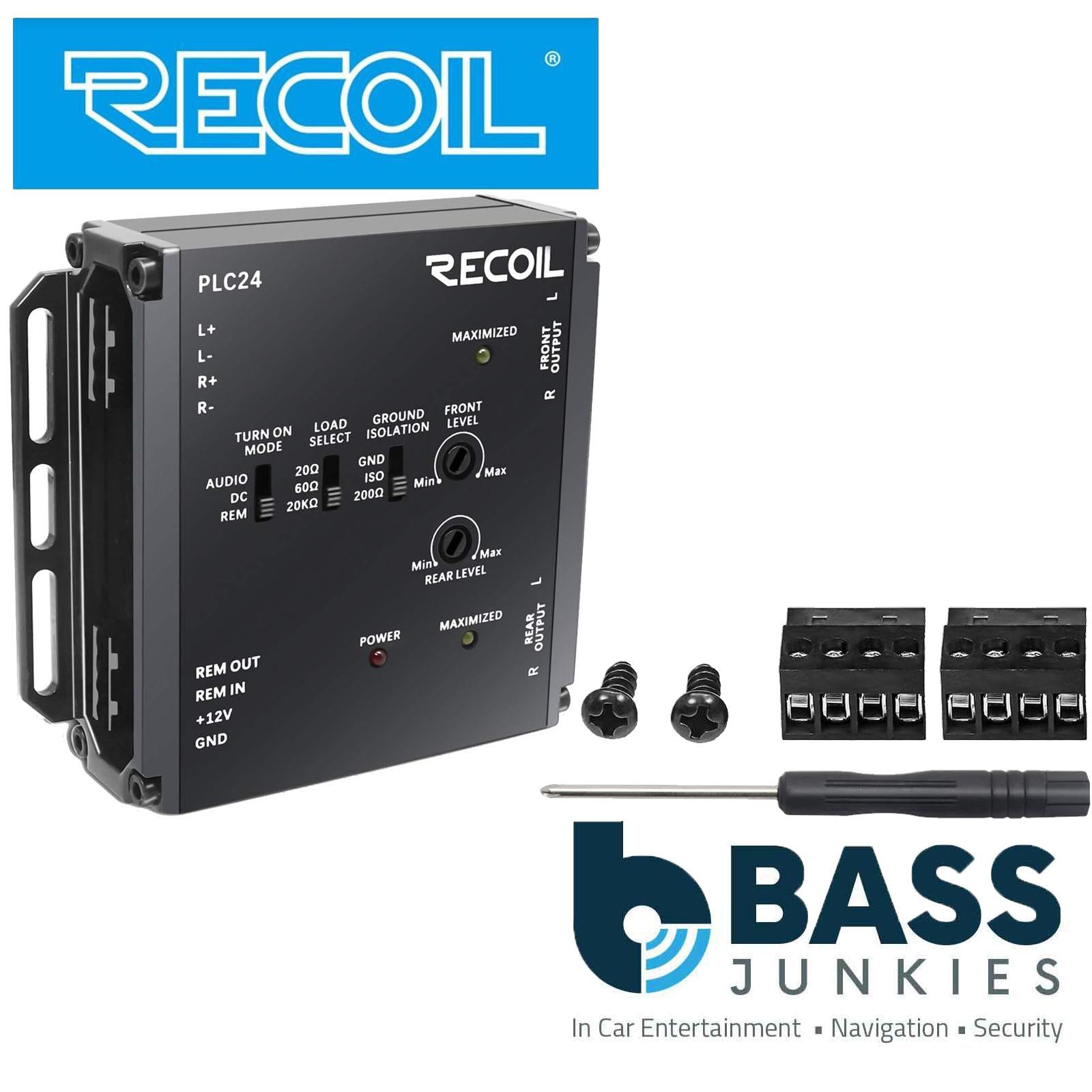 Recoil PLC24 - 2 Channel Input & 4 Channel Output 9.5 Volt Hi-Lo LOC Convertor