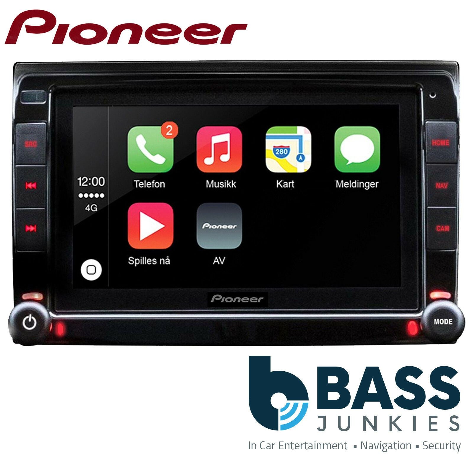 Pioneer AVIC-EVO1-DT2-C-GR 7" Bluetooth DAB Camper Van Navigation Apple Carplay Android Auto Car Stereo Screen