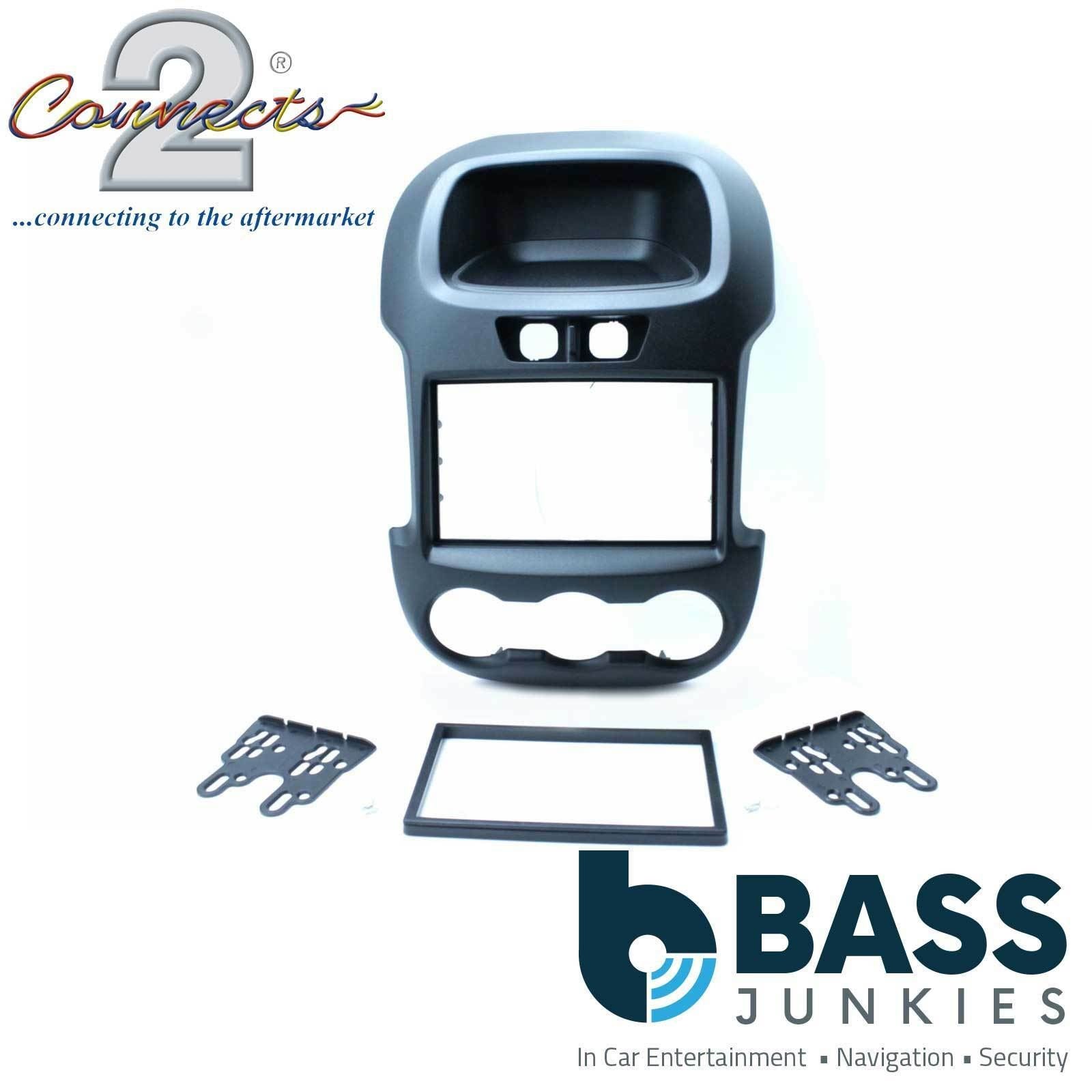 Connects2 CT23FD34 Ford Ranger 2012 - 2016 Car Stereo Double Din Fascia Panel & Cage Kit