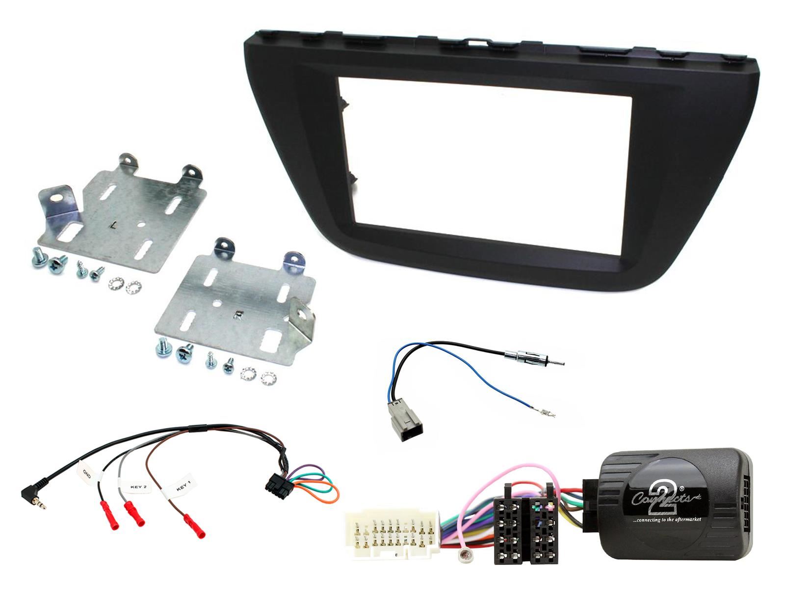 Connects2 CTKSZ06 - Suzuki SX4-S-Cross 2013 Onwards Double Din Fascia Installation Kit