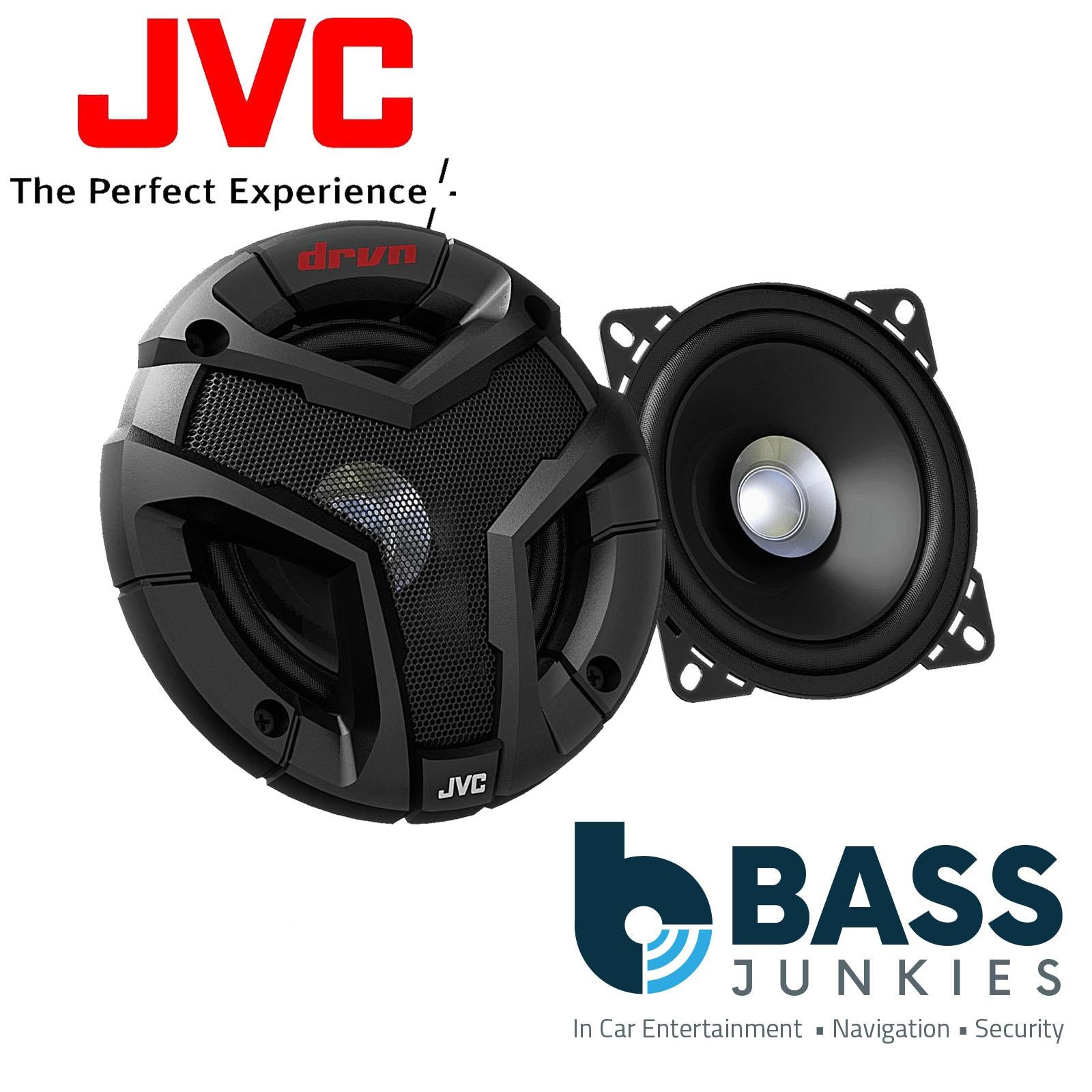 JVC CS-V418 4" 10cm Dual Cone 360 Watts Car Van Door Coaxial Speakers Pair Fits