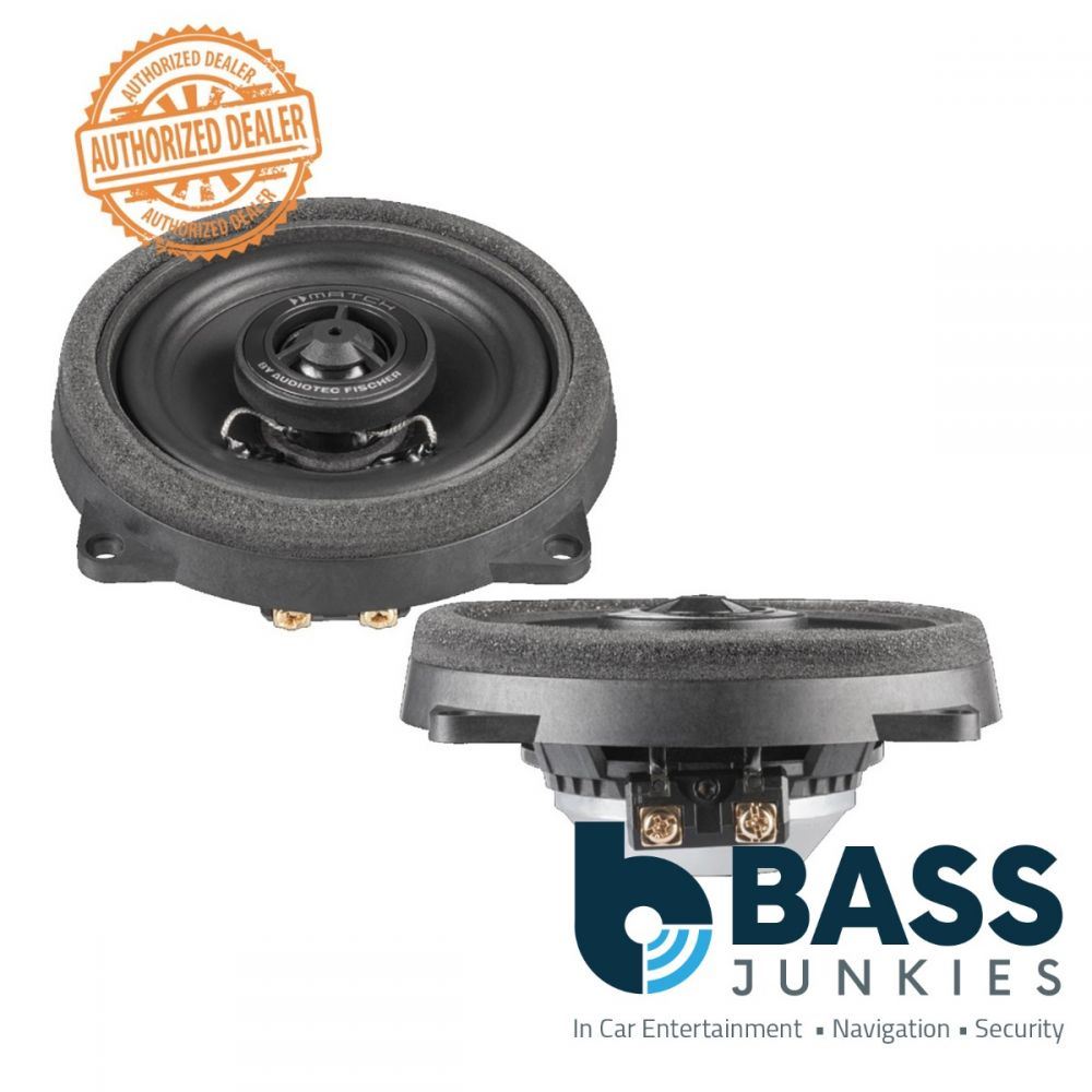 Match MS 4X-BMW.2 - 4" 10cm 120 Watts 2 Way Coaxial Car Speakers