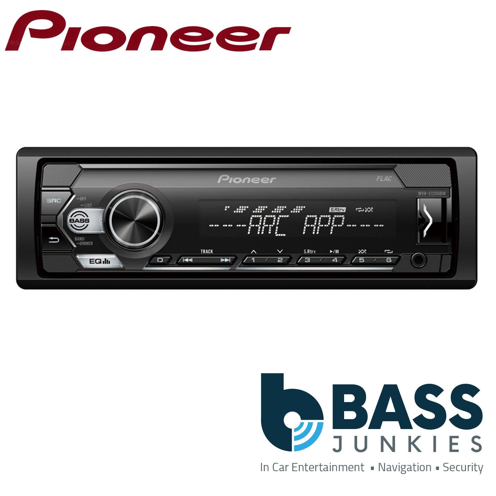 Pioneer MVH-S120UBW MP3 Radio USB Android Stereo White Illumination Car Stereo
