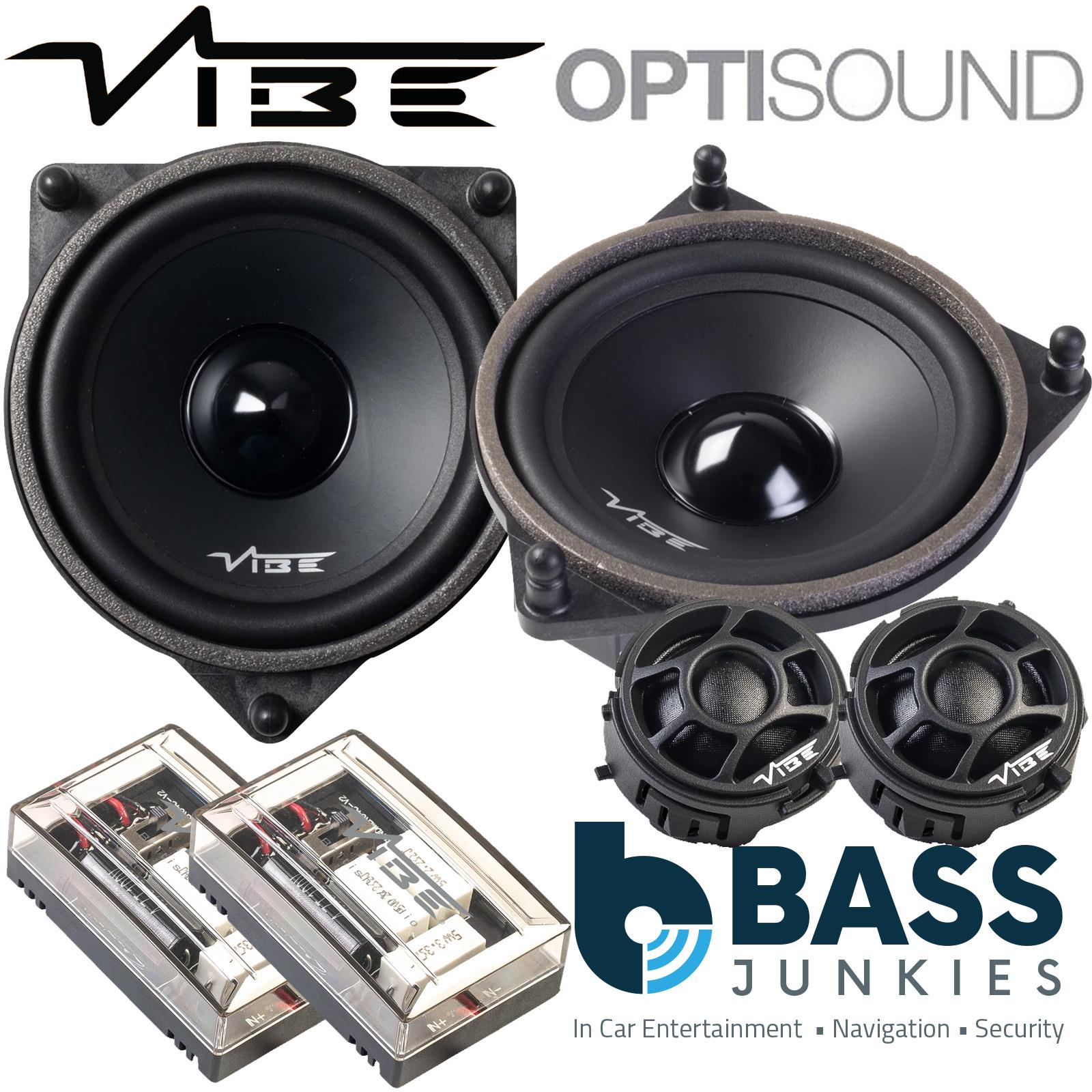Mercedes Benz C,E,S Class & GLC Models Vibe 360 Watts Front or Rear Doors Component Kit Car Speakers & Tweeters