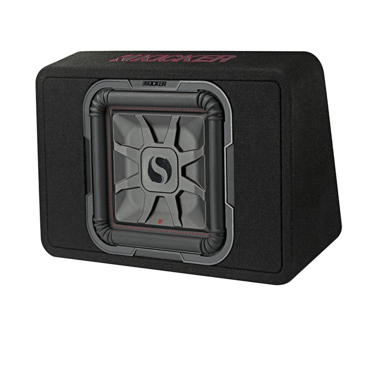 Kicker 46TL7T122 - 1200W 12" Solo-Baric L7T Thin Car Sub Subwoofer Enclosure 2 Ohm