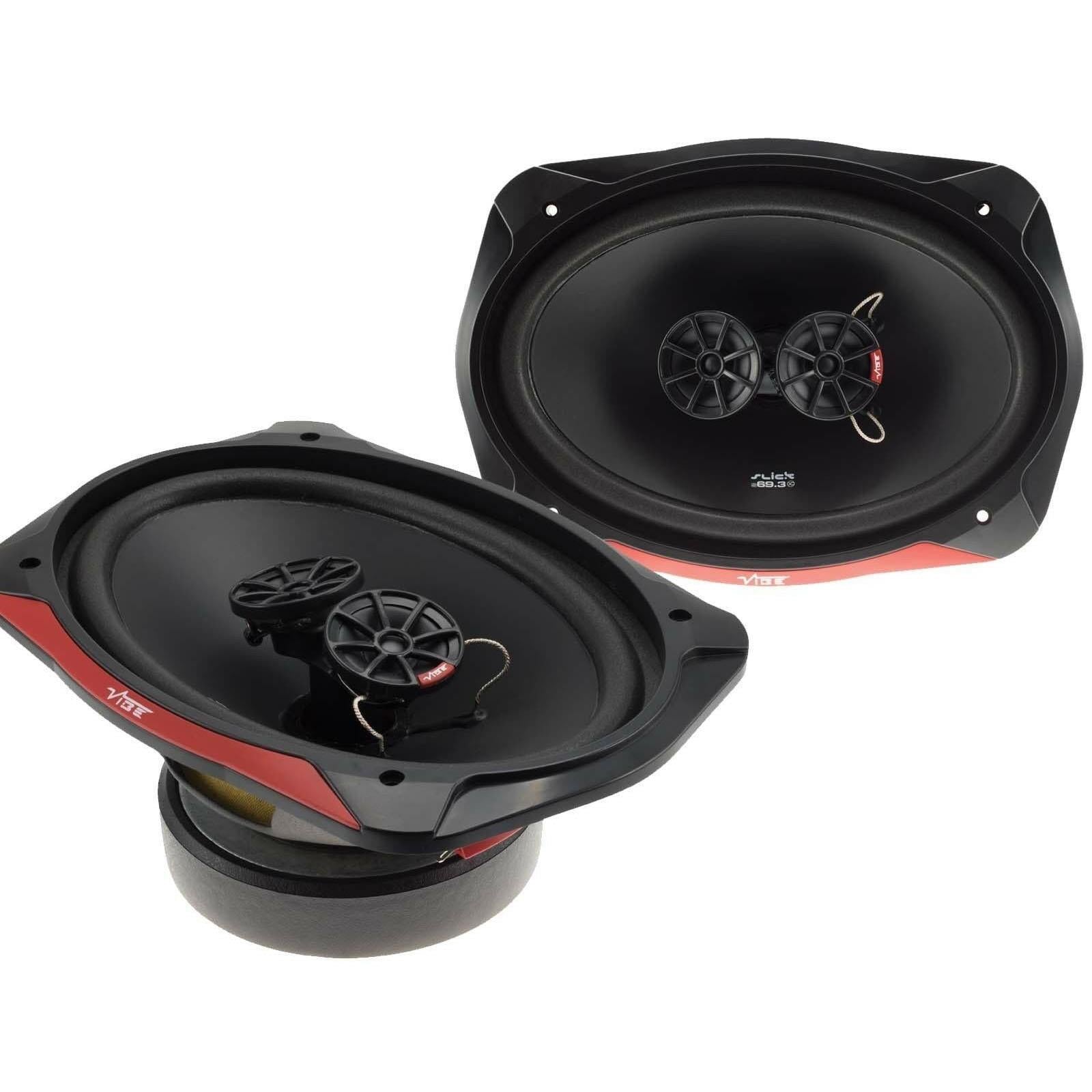 Vibe SLICK693-V7 960 Watts Pair 3 Way 6"x9" Car & Van Rear Shelf Parcel Speakers