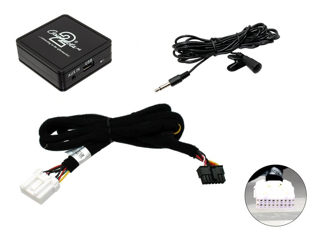Mazda 3 2006-2009 Car Bluetooth Music Streaming AUX In & Handsfree Kit Interface