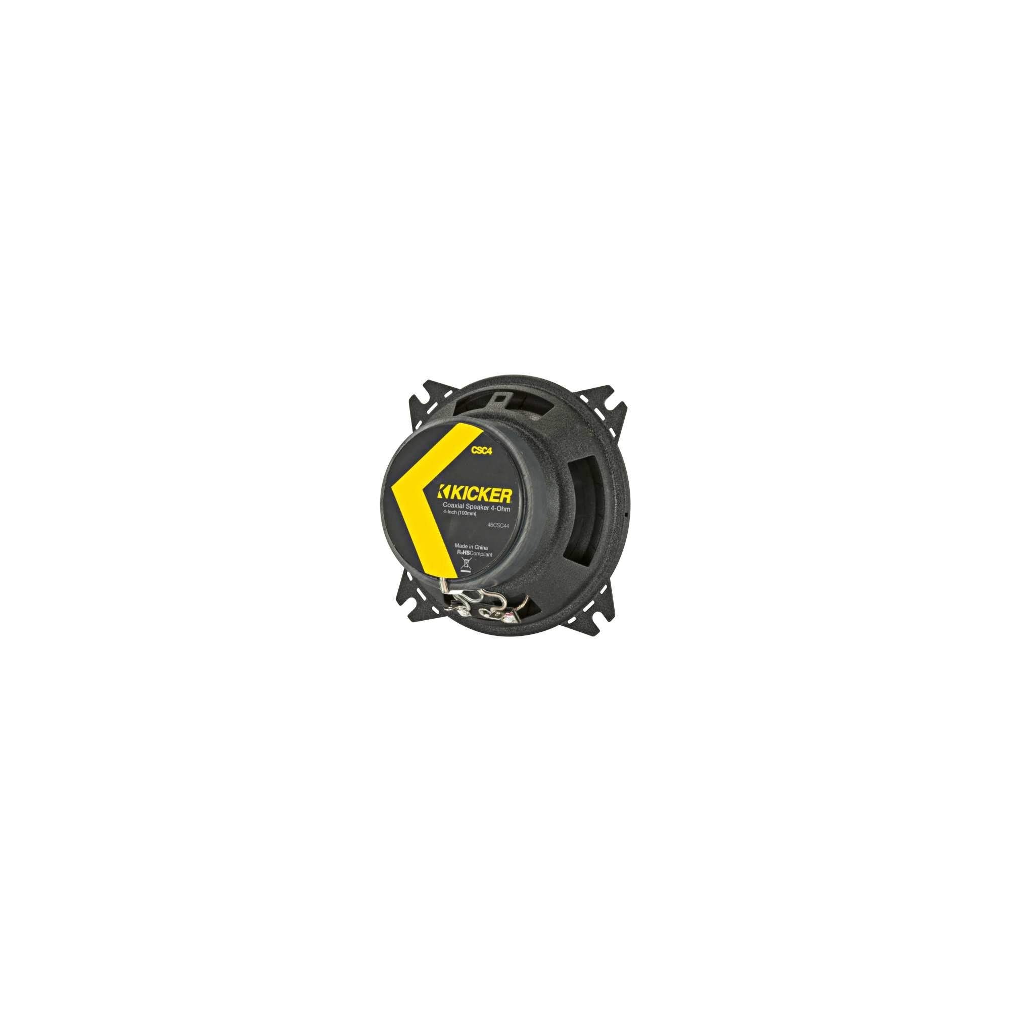 Kicker CS Series 46CSC44 - 4" 100mm 10cm 300 Watts 2 Way Car Van Door Coaxial Speakers (Pair)