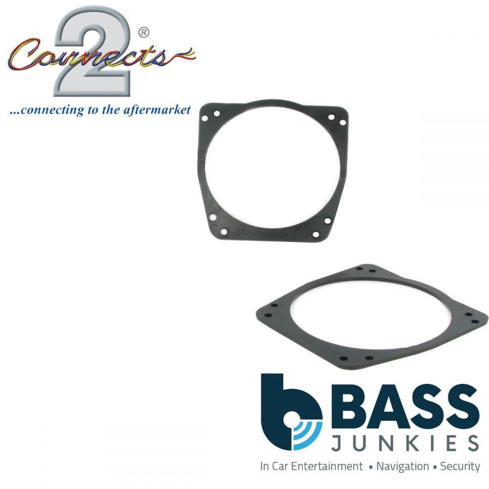 Connects2 CT25FD01 - Ford Fiesta 1989 - 2001 130mm 5.25" Front Door Speaker Adapter Brackets