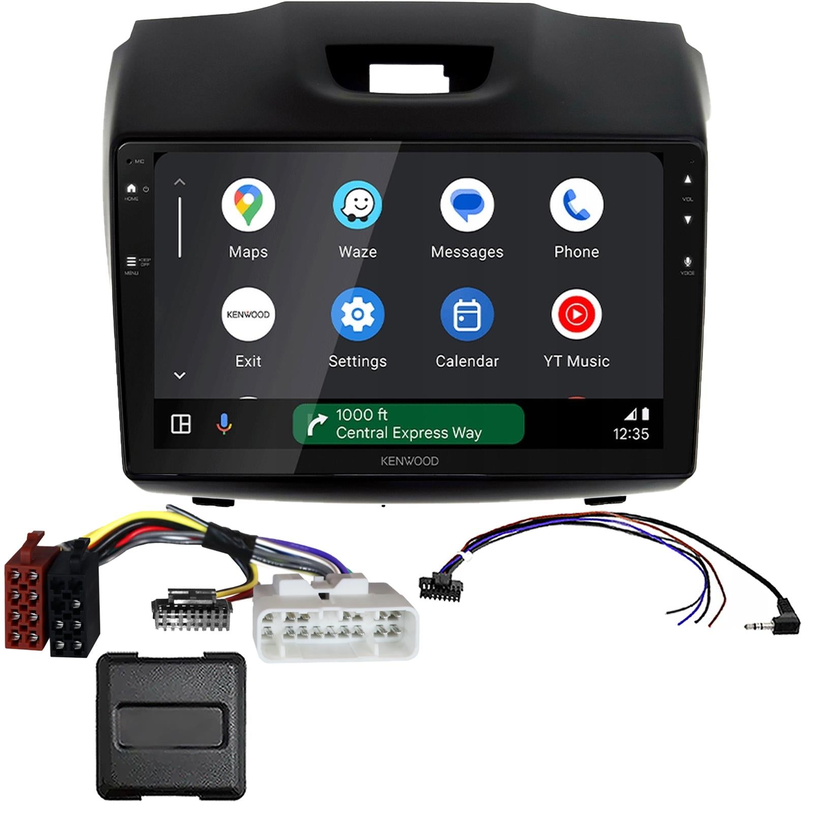 Kenwood 9" CarPlay Android Car Stereo Fitting Kit For Isuzu D Max 2012 Onwards