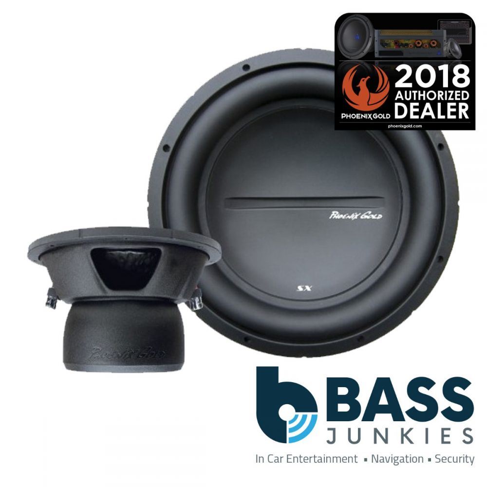 Phoenix Gold SX18S4 - SX Series 8" Inch 200 Watts 4 Ohm Car Sub Subwoofer