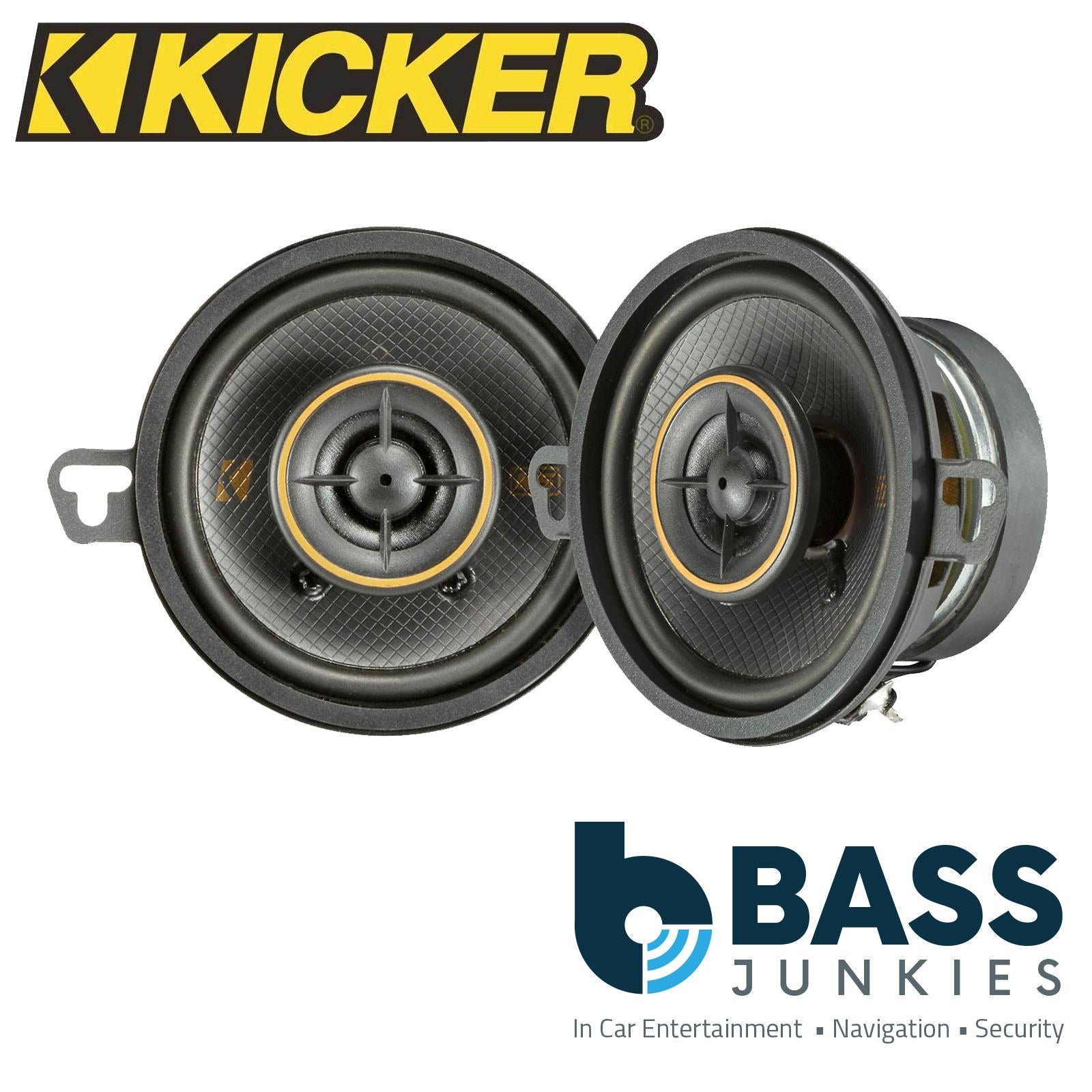 KICKER KA47KSC3504 3.5 inch 2-Way 100W Max Power 4 Ohms Car Audio Speaker Pair