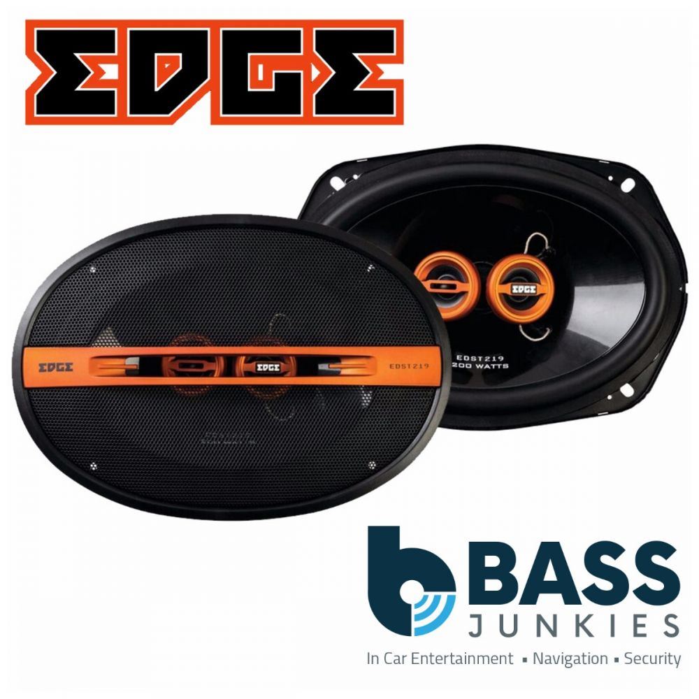 Edge EDST219-E6 - 6"x9" 400 Watts 2-Way Coaxial Car Van Speakers