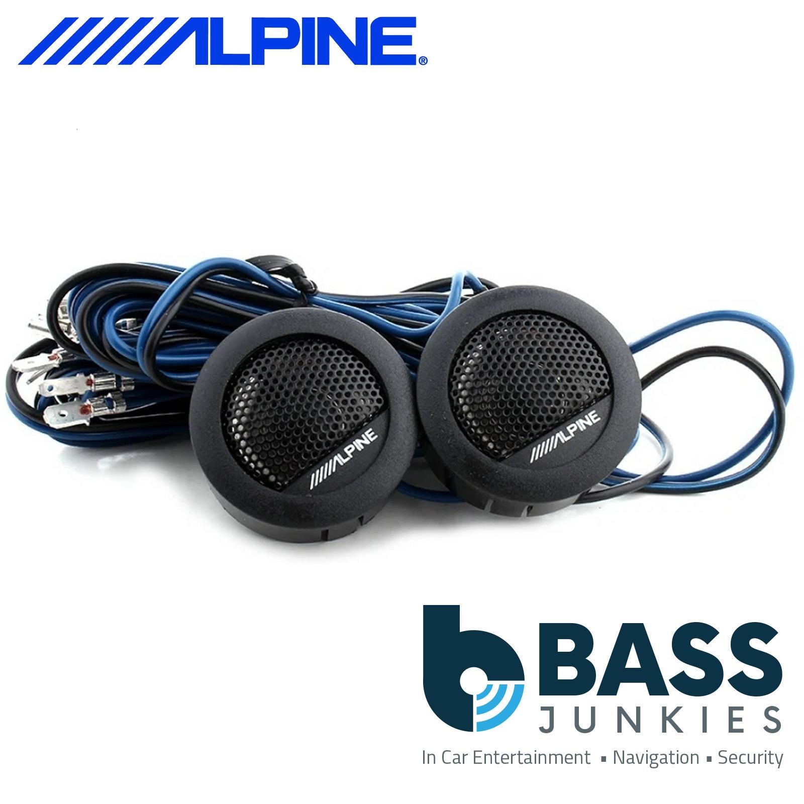 Alpine SXE-1006TW 1" 3cm 280 Watts Car Van Mylar-Titanium Balanced Dome Tweeter