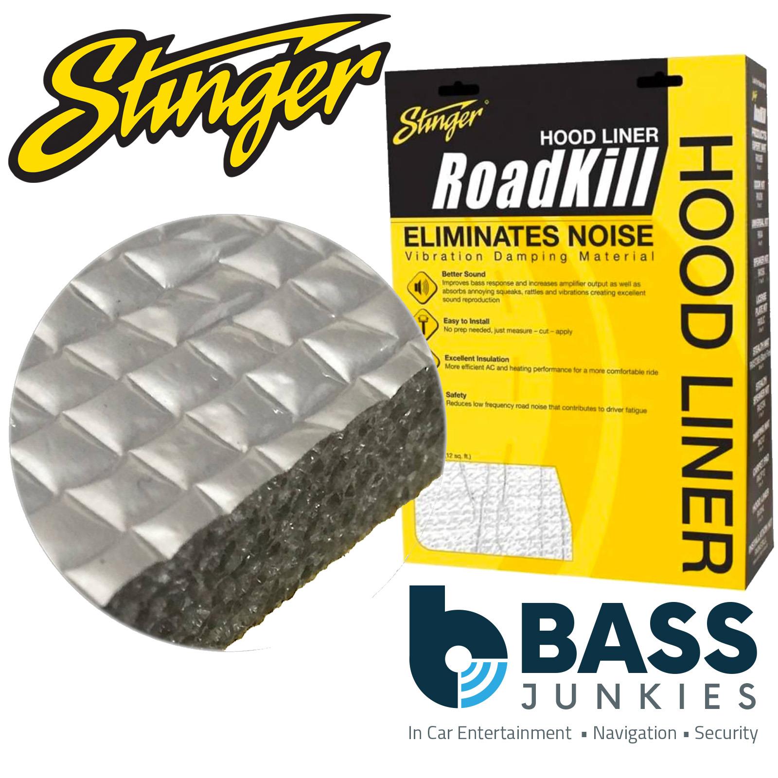 Stinger RKXHL ROADKILL HOOD LINER DAMPING KIT - 12sqft, 1/pack (32 x 54") - 1" thick