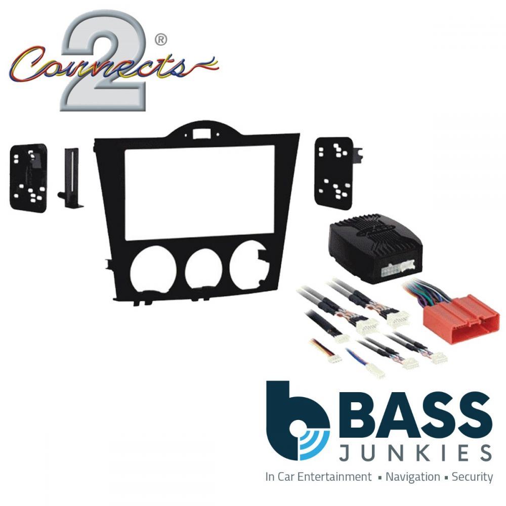 Connects2 CT23MZ04 Mazda RX-8 2004 - 2008 Car Stereo Double Din Fascia Panel (Gloss Black)