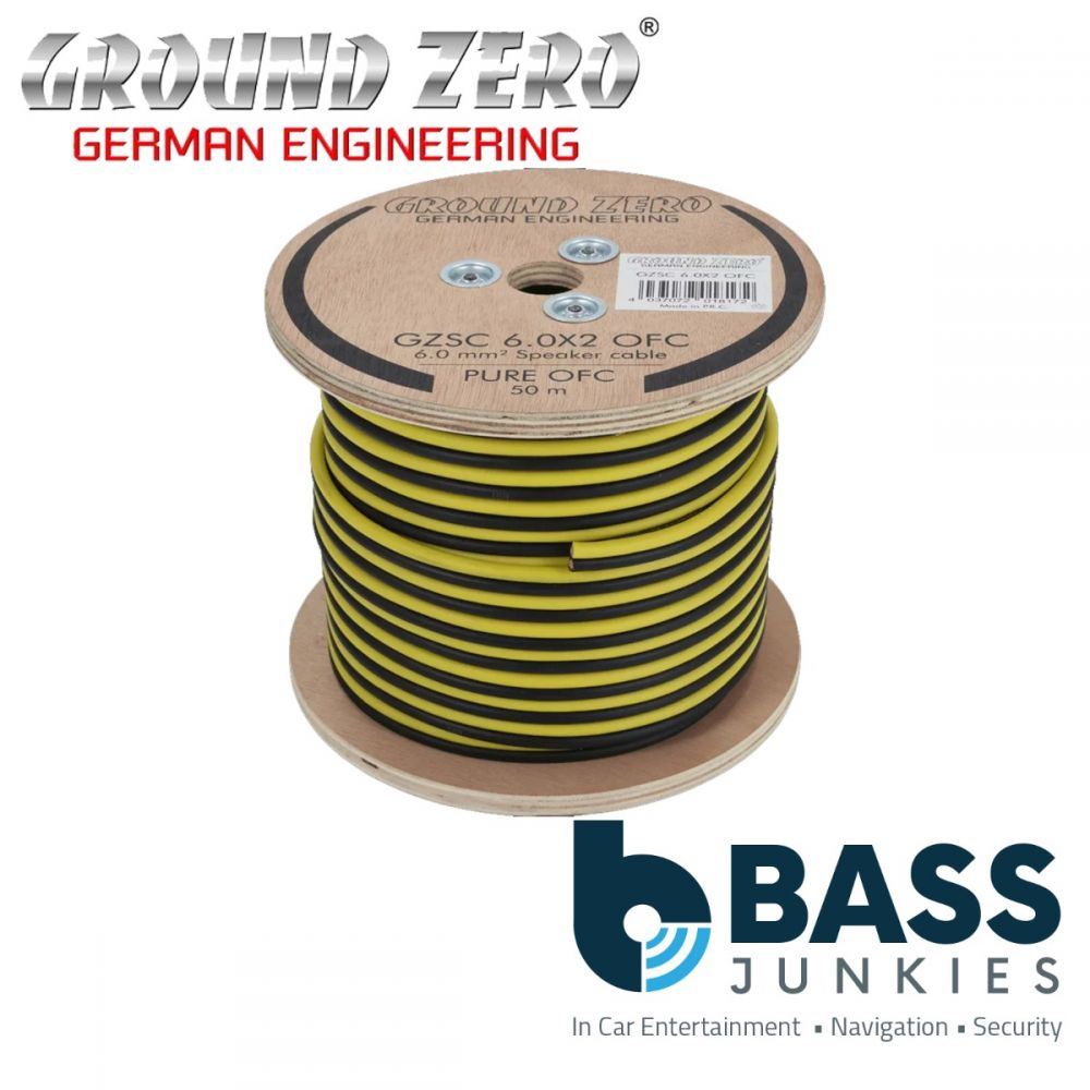 Ground Zero GZSC 6.0X2 OFC 2x 6 mm² OFC Car Speaker Wire