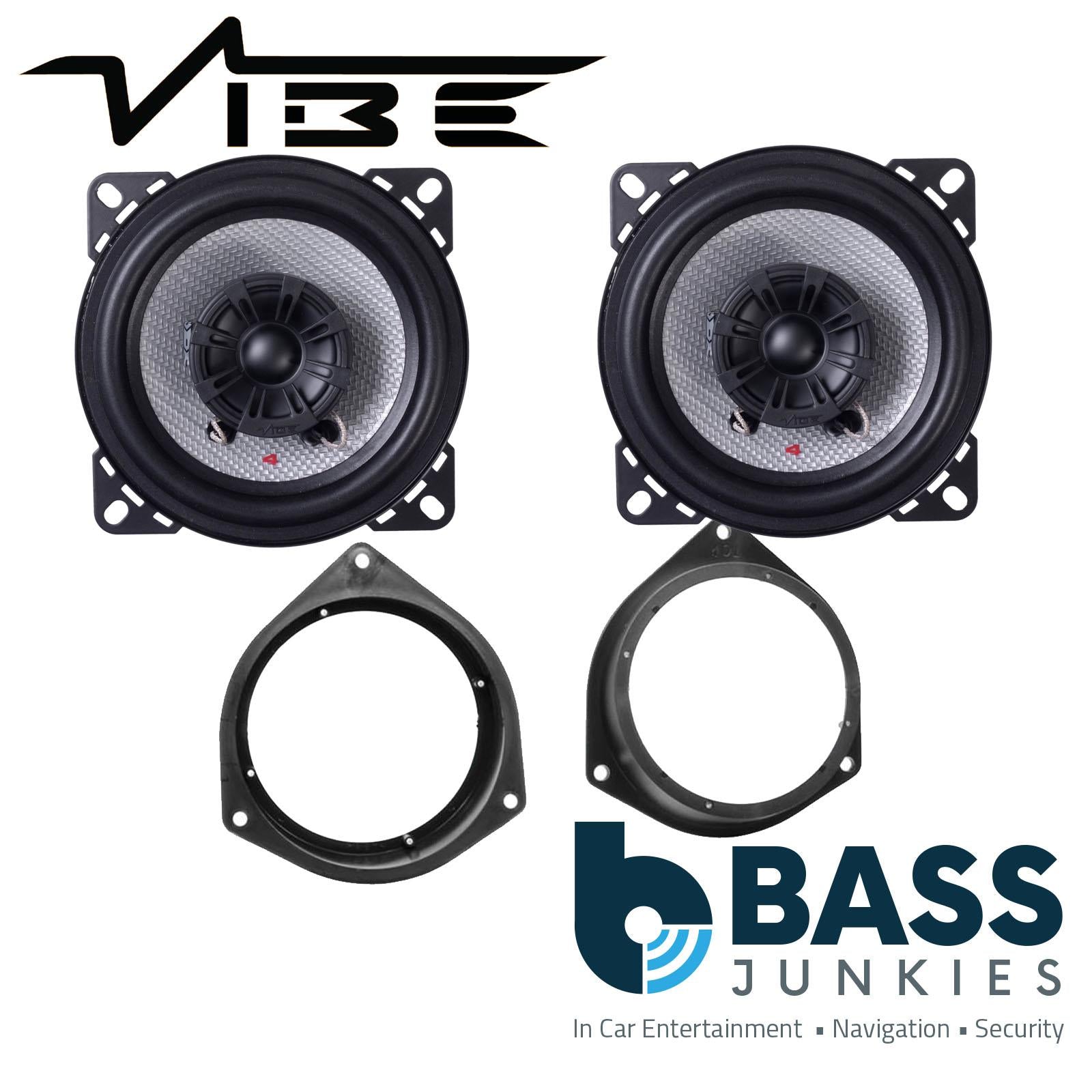 Vive PULSE4 100mm/10cm/4" 2-Way Coaxial Car speakers (Per Pair Max 240|80 watts RMS) Fits Peugeot Bipper 2008-12
