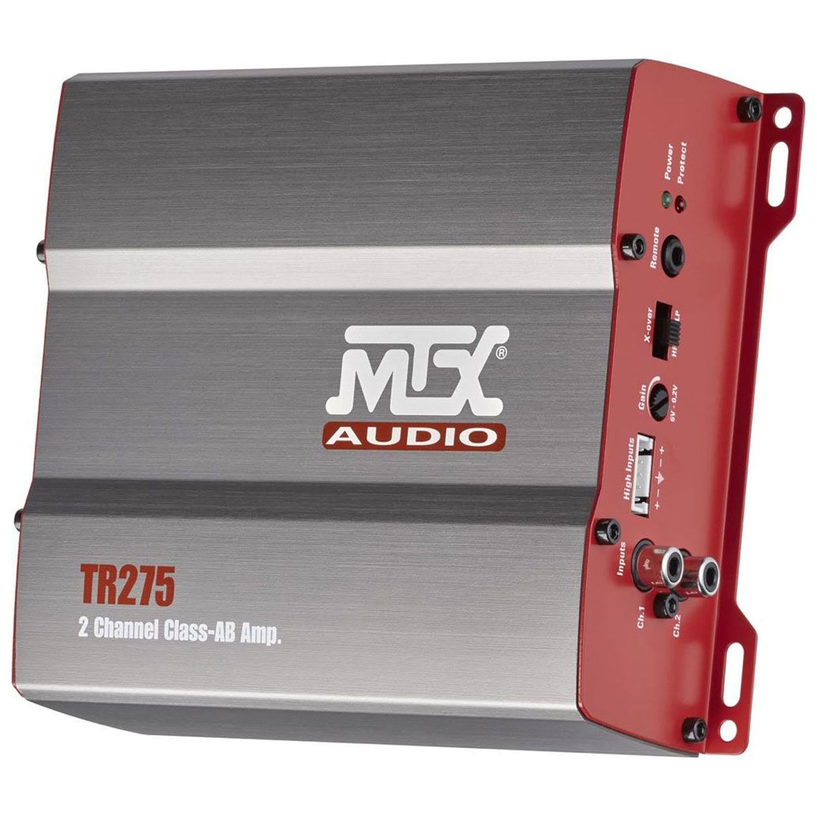 MTX Terminator TR275 - 220W 2-Channel Class A/B Full Range Car Amplifier