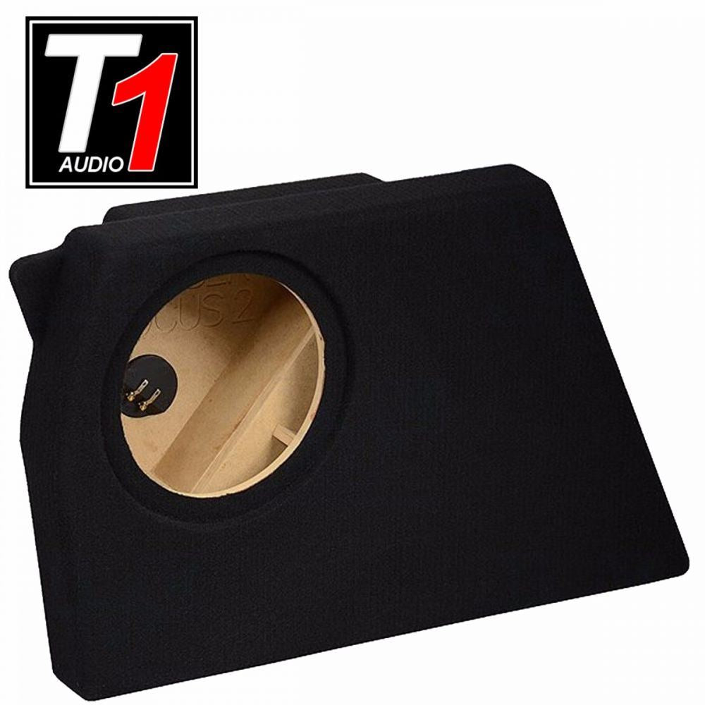 T1 Audio - Ford Focus MK2 2004 To 2011 Left Arch Custom Fit 10" Car Sub Subwoofer Bass Box
