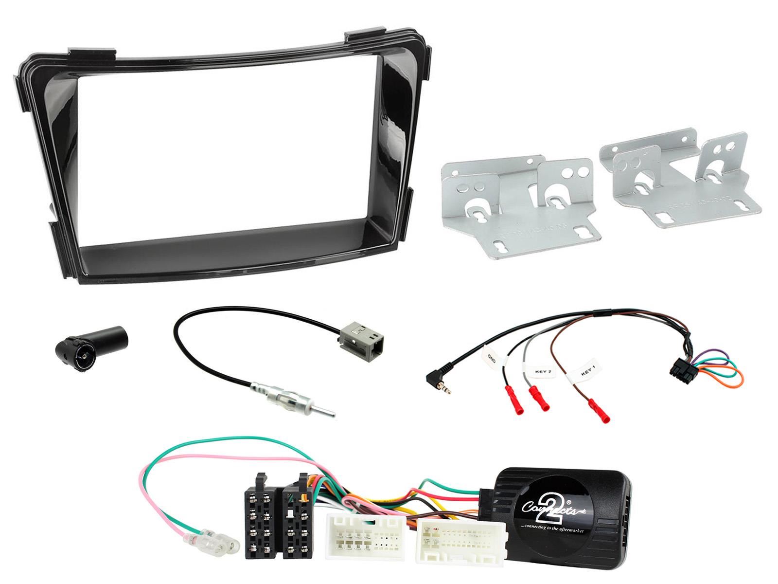 Connects2 CTKHY17 Hyundai i40 2011 On Double Din Car Fascia Steering Wheel Interface Kit