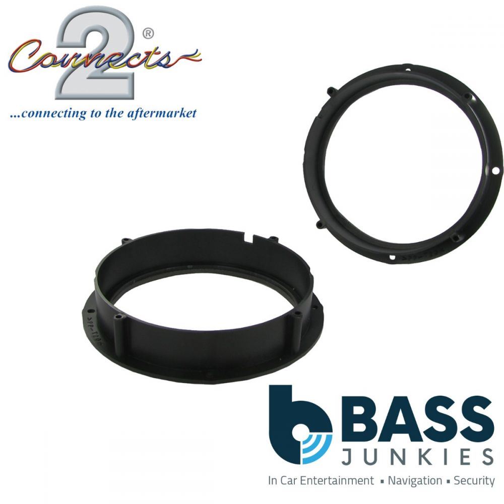 Connects2 CT25VW12 - Volkswagen Amarok 2010 Onwards 165mm 6.5" Front Door Car Speaker Adapter Brackets