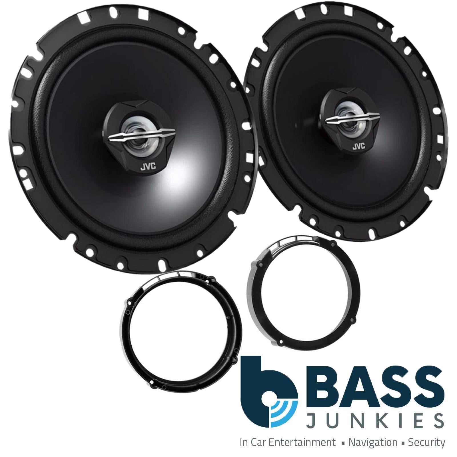 Seat Ibiza MK3 2002-08 JVC 17cm 6.5 Inch 600 Watts 2 Way Rear Door Car Speakers