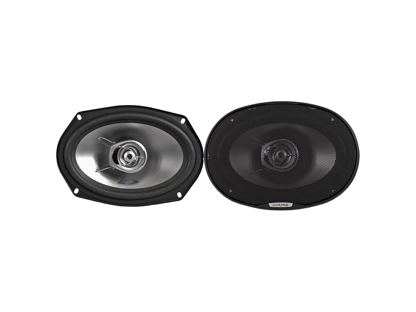 Alpine SXE-6925S 6"x9" 15cm x 23cm 280 Watts 2 Way Coaxial Door Speakers
