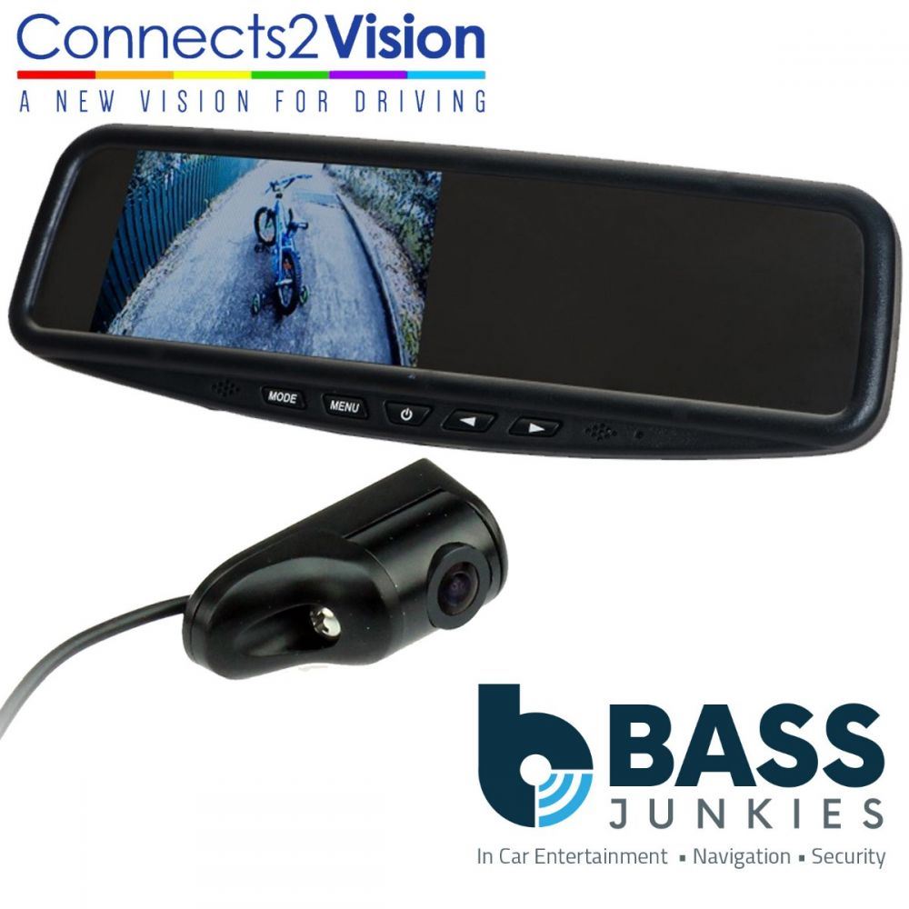 Connects2 CAM-31 Universal Car Van Rear View Reversing Camera & 4.3" Mirror Mount Screen