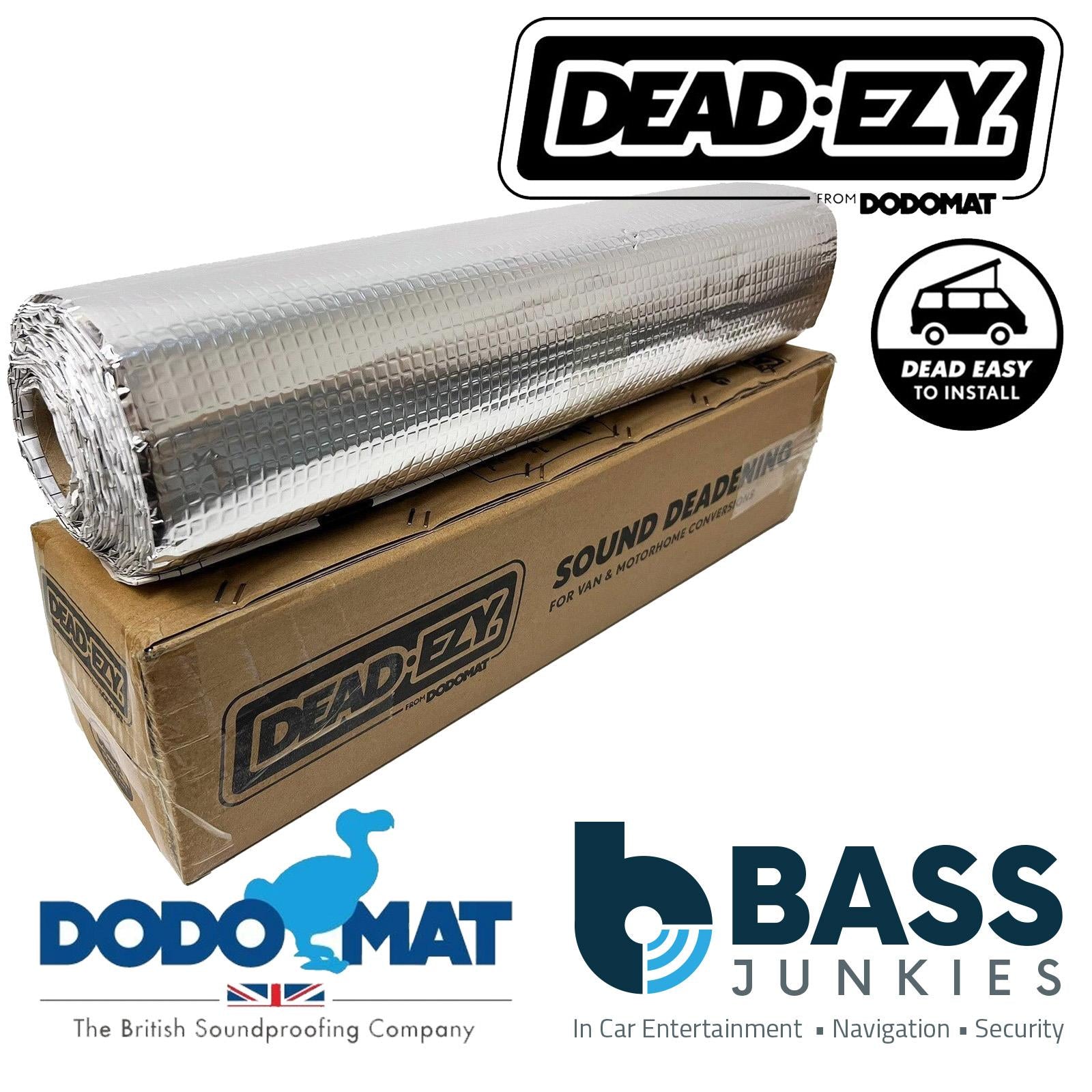 Dodo Mat DEAD-EZY Roll - 5m Roll (2.5sq.m) Sound Deadening Vibration Proofing Mat