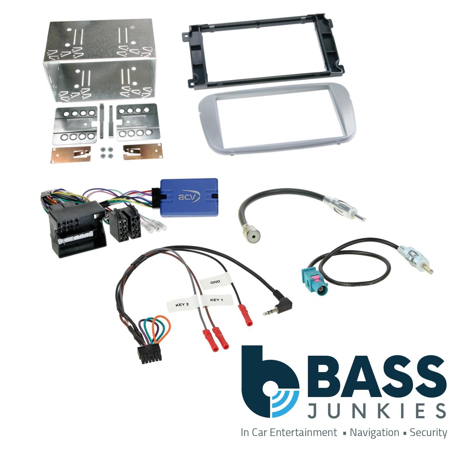 Double Din Car Radio Stereo Full Fitting Kit for Ford Tourneo Connect 2006 - 11