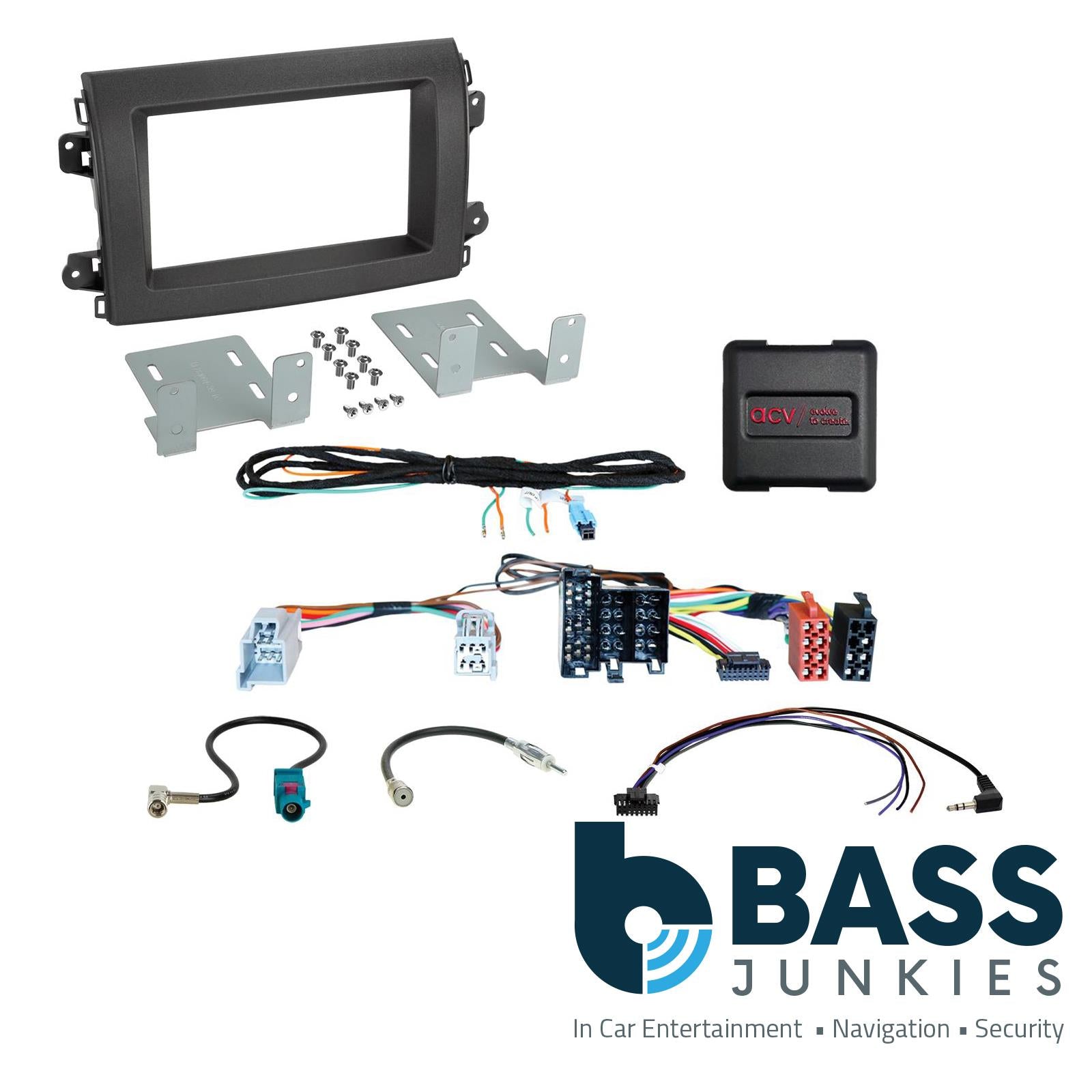 Double Din Car Radio Stereo Full Fitting Kit for Fiat Ducato 11/2023 - 2024