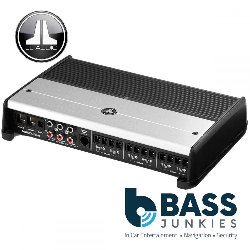 JL Audio XD600/6V2 - XDv2 600 Watts 6 Channel Class D Full Range Car Amp Amplifier