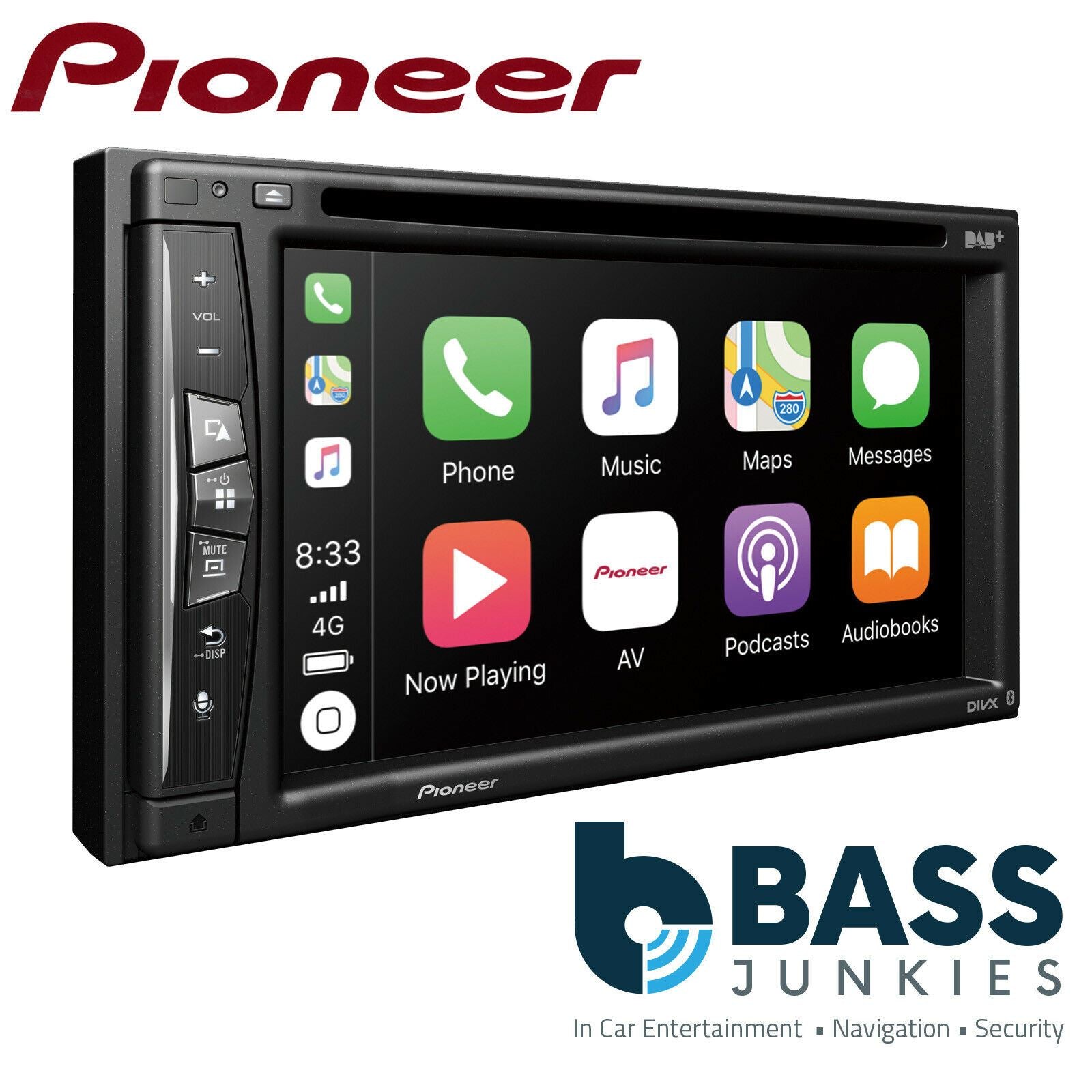 Pioneer AVIC-Z720DAB 6.2" Navigation CarPlay Android Auto Waze Bluetooth DAB+ Car Stereo Screen