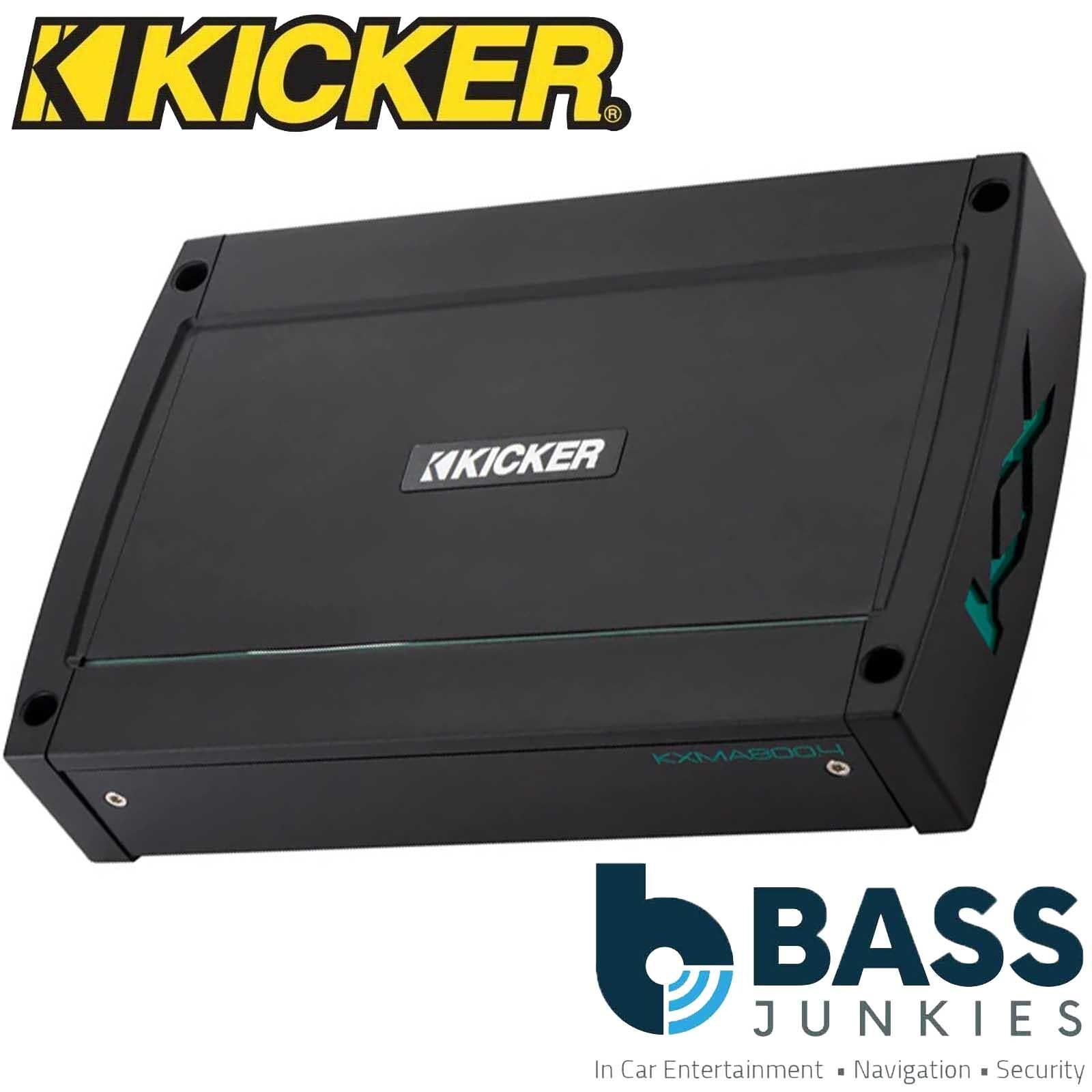 Kicker 48KXMA8004 - 800 Watts 4 Channel Class D Marine Amp Amplifier