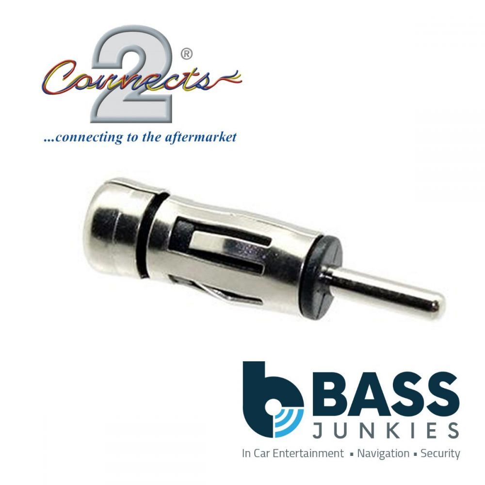 Connects2 CT27AA01 Car Stereo Radio Antenna Aerial Adapter ISO to DIN Male Plug Connector
