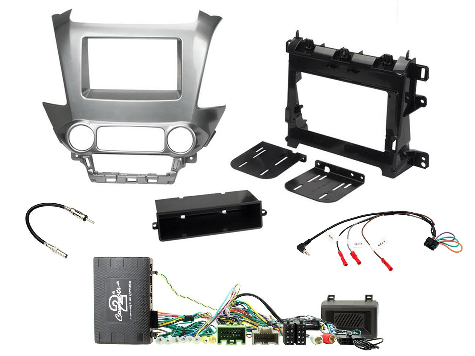 Connects2 CTKCV10 Chevrolet Tahoe 2014 On Car Stereo Double Fascia Steering Wheel Interface Kit