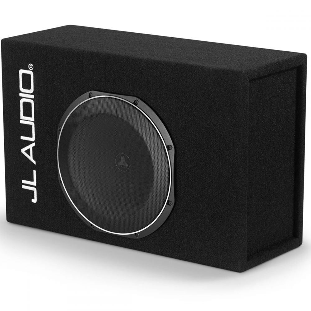 JL Audio CP112LG-TW1-2 - MicroSub Ported Car Bass Box Enclosure with Single 12" Inch 300 Watts Driver (12TW1-2) Sub Subwoofer