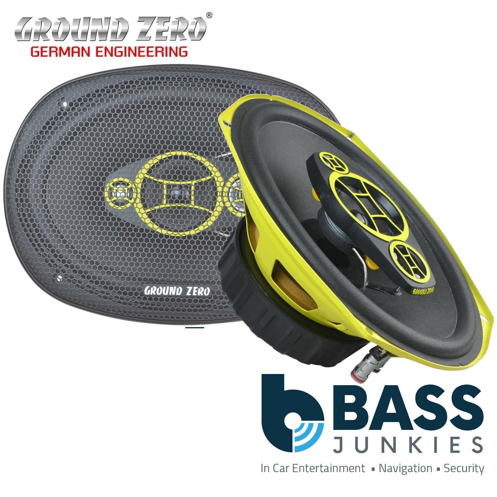 Ground Zero GZCF 7104XSPL - 7"x10" 600 Watts 4 Way Parcel Shelf Car Speakers