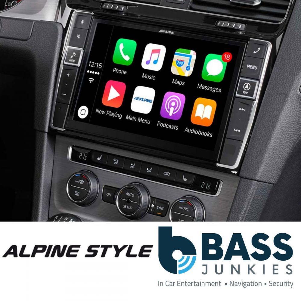 Alpine i902D-G7 Volkswagen Golf MK7 9” DAB Bluetooth CarPlay Android Spotify Mechless Car Stereo