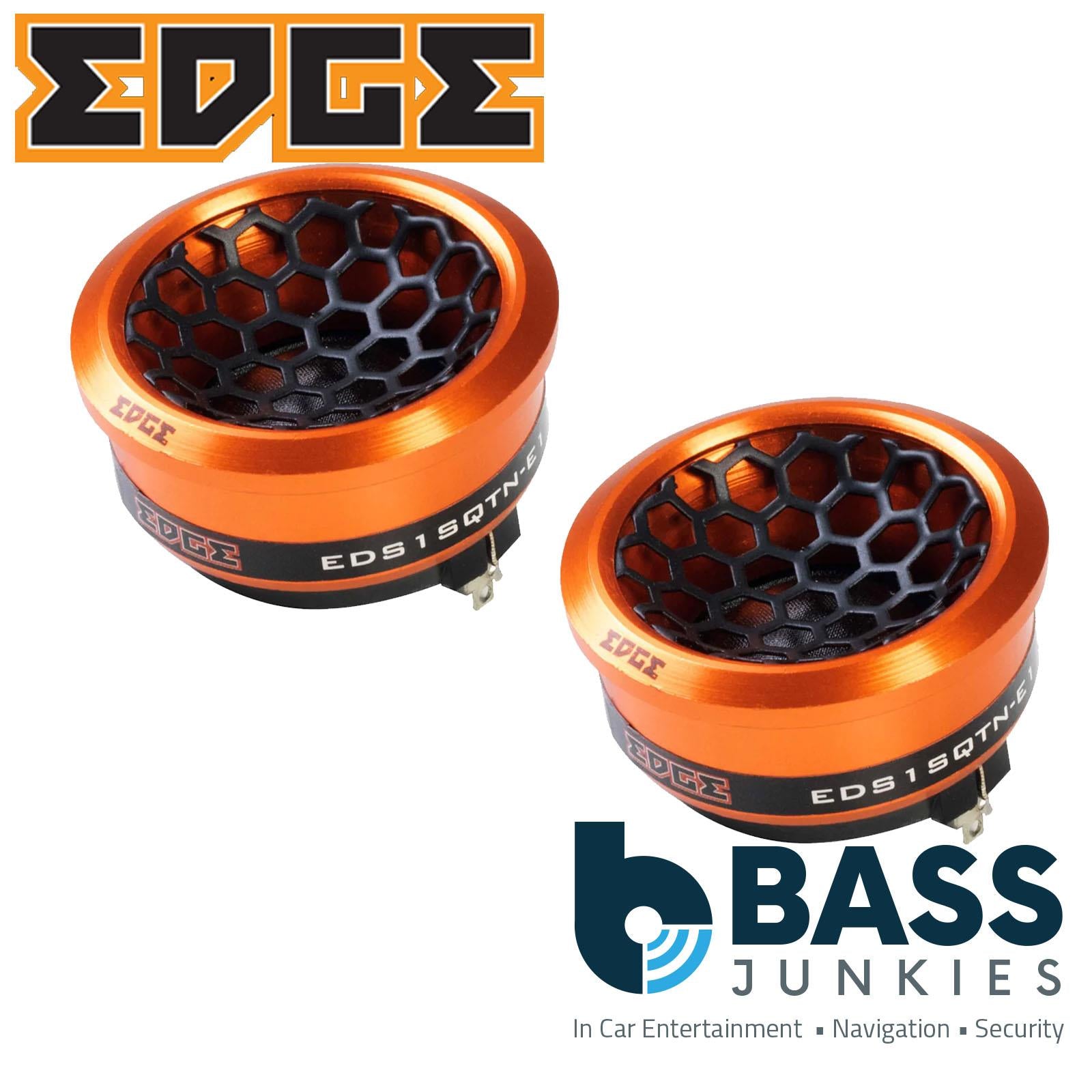 EDGE EDS1SQTN-E1 Street series 1 Inch Car Tweeter, SQ Silk Dome, 50 watts RMS, 4O