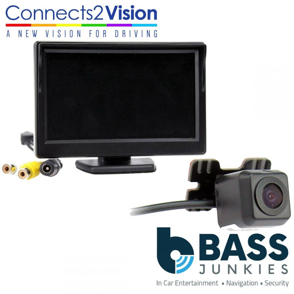 Connects2 CAM-3 Universal Car Van CMOS Rear View Reversing Camera & 5" Dash Mount Screen Kit