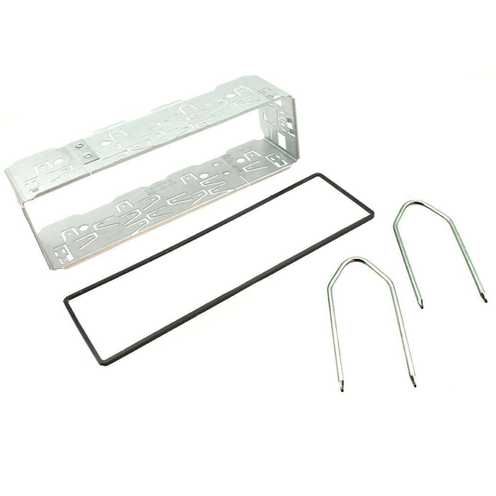CT24UV05 Universal Car Stereo Radio Metal Cage Bracket, Removal Keys and Trim