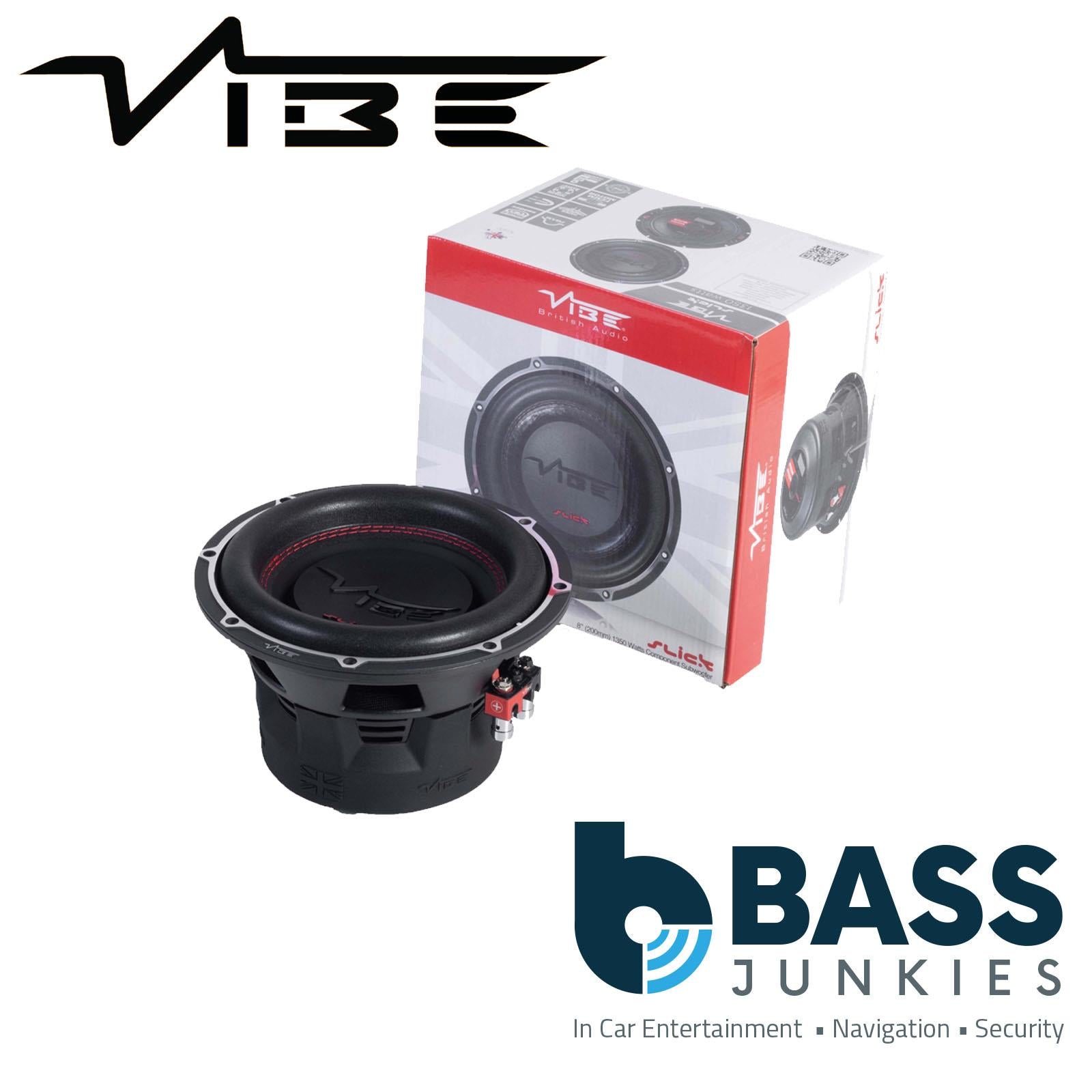VIBE SLICK8D2-V3 8 Inch Dual 2 Ohms 1350W Max Power 450W RMS Car Audio Subwoofer