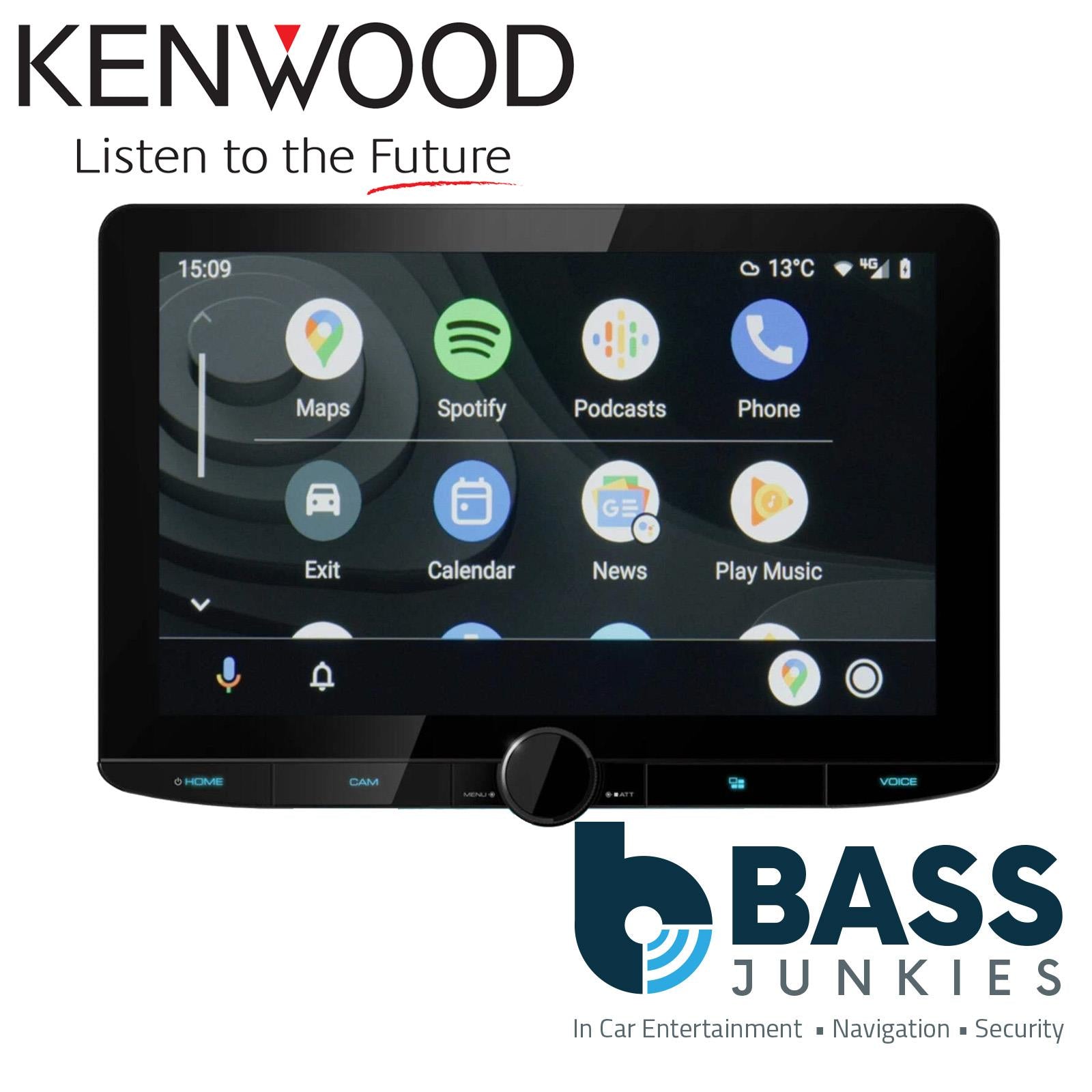 Kenwood DMX9724XDS - 10.1 Inch CarPlay Android Hi Res Wifi DAB Bluetooth Stereo
