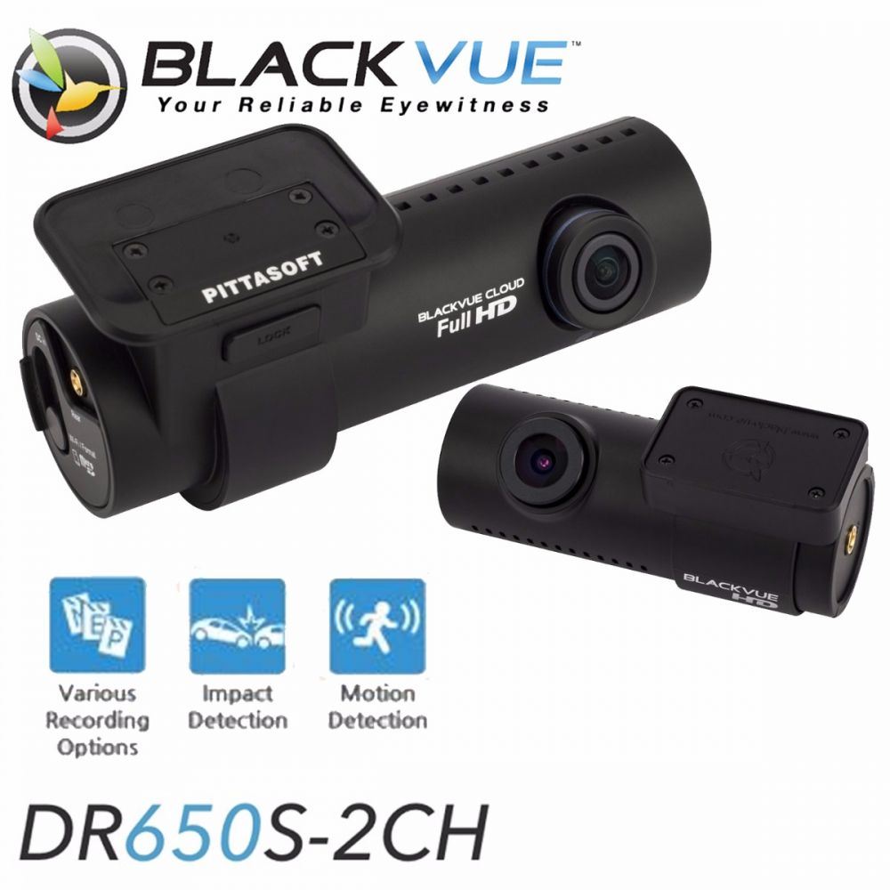 BLACKVUE DR650S 2CH - 16GB - 1080p Full HD @ 30 Frames Per Second (FPS) Front & Rear Car Dash Cam
