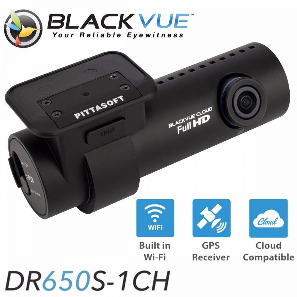 BLACKVUE DR650S 1CH - 32GB - 1080p Full HD @ 30 Frames Per Second (FPS), 2.4 Front Car Dash Cam