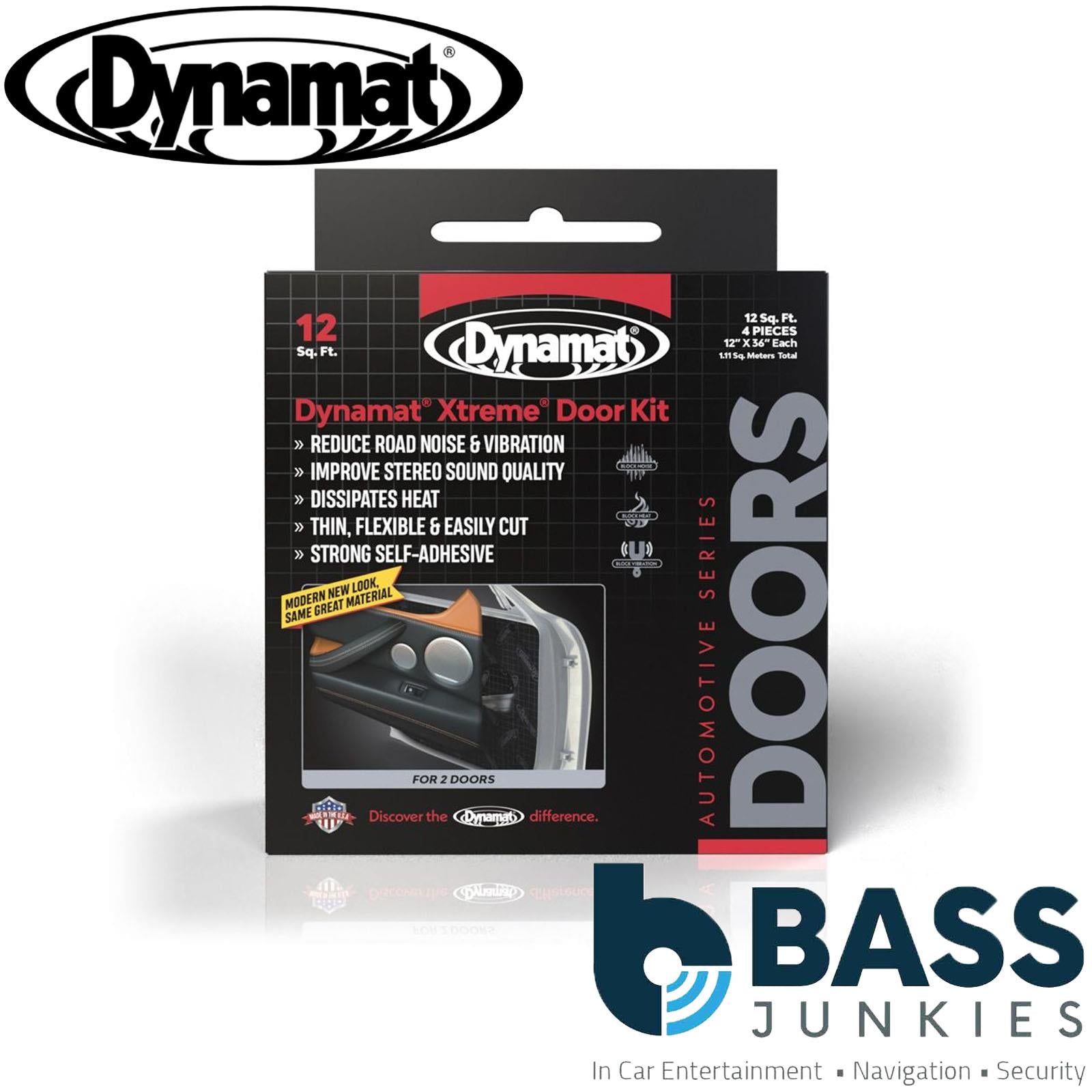 Dynamat DYN10435 - Xtreme Door Kit 12 SqFt 12" x 36" x 4 Sheets Car Sound Deadening Mat