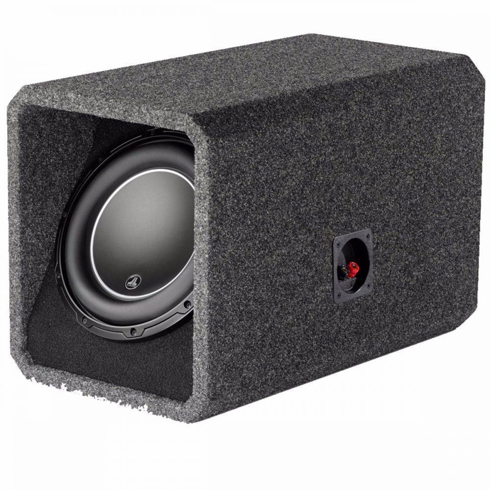 JL Audio HO112-W6V3 - HO Wedge Ported Enclosure with Single 12" Inch 600 Watts Driver (12W6v3-D4)