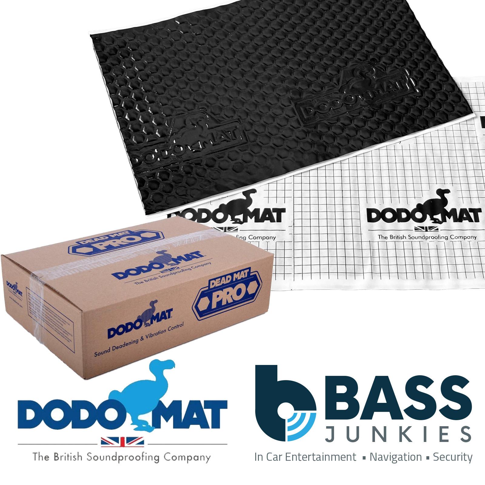 DODO MAT DEADN Pro Black - 30 Sheets 3mm (2.8sq.m) Sound Proofing Vibration Deadening Mat